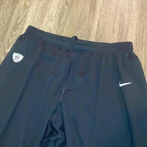 Mens Nike NFL Equipment Black Sweatpants - Player Worn - 3XL